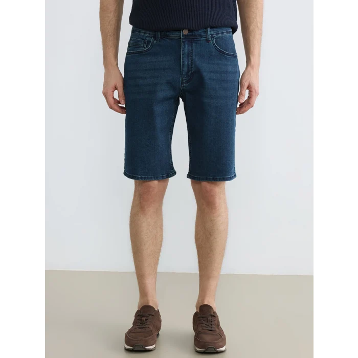 LCW Jeans İndigo Standart Kalıp Erkek Jean Şort