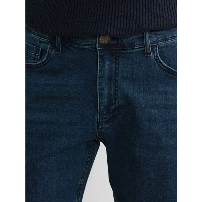 LCW Jeans İndigo Standart Kalıp Erkek Jean Şort