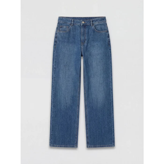 LCWAIKIKI Classic İndigo Straight Fit Kadın Jean Pantolon