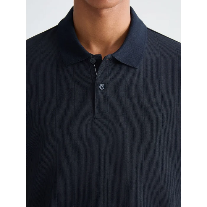LCW Vision Lacivert Polo Yaka Erkek Tişört