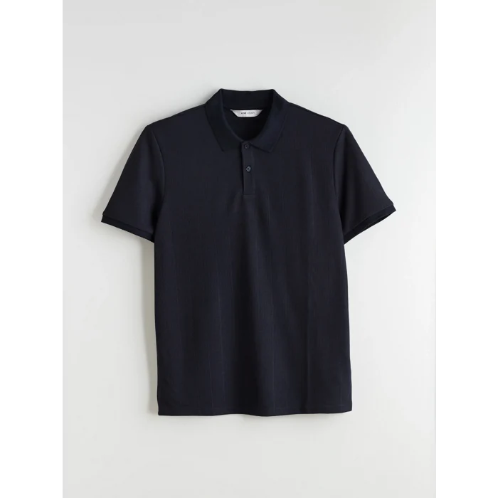 LCW Vision Lacivert Polo Yaka Erkek Tişört