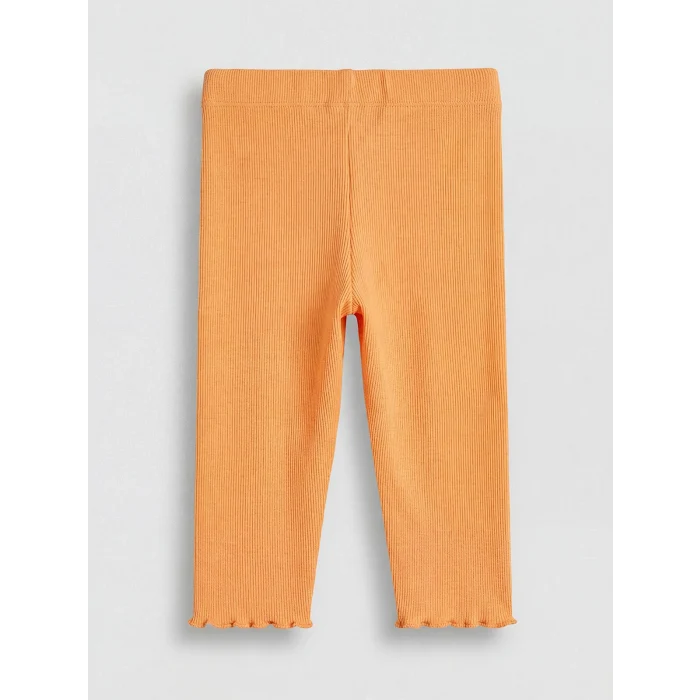 LCW Kids Ekru Kelebek Baskılı Kız Çocuk ve Tayt