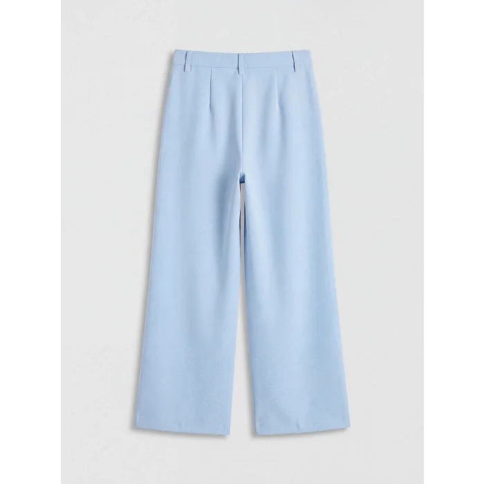 LCW Kids Lila Wideleg Kız Çocuk Pantolon