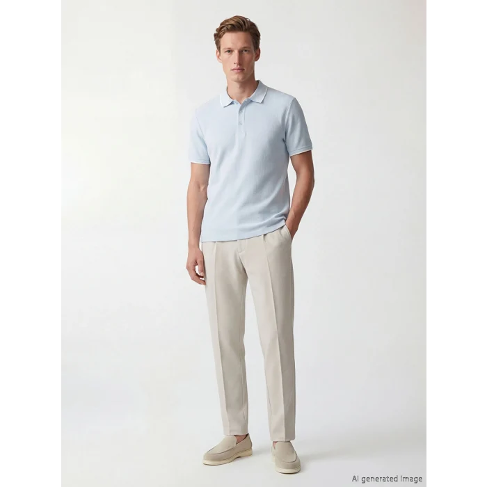 SOUTHBLUE Mavi Polo Yaka Erkek Tişört
