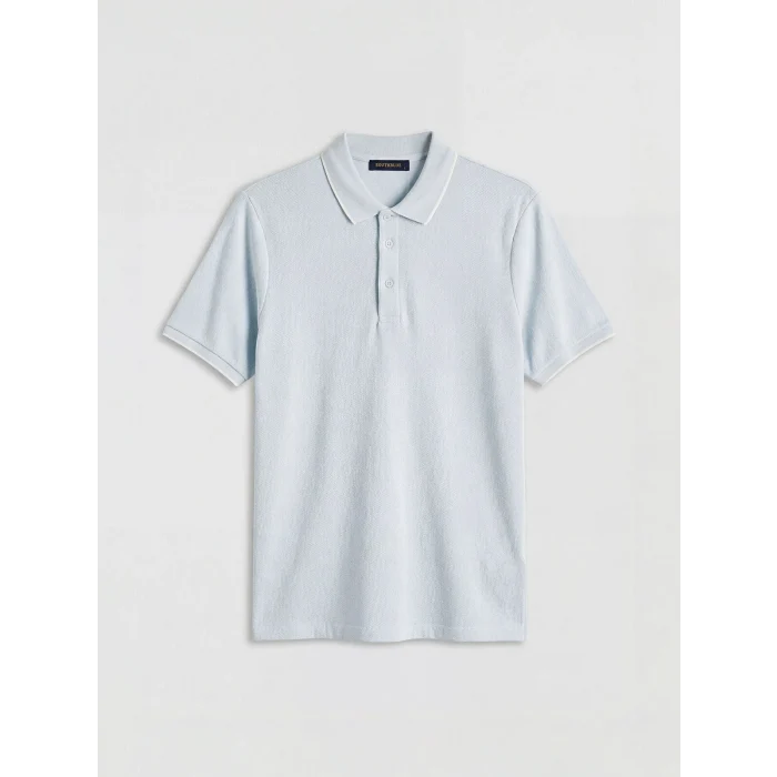 SOUTHBLUE Mavi Polo Yaka Erkek Tişört