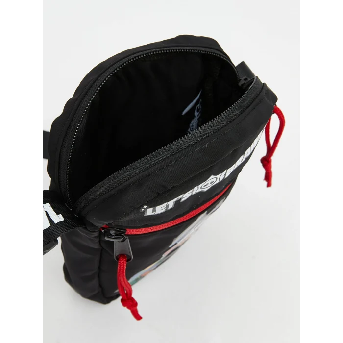 LCW ACCESSORIES Siyah Brawl Stars Baskılı Erkek Çocuk Çapraz Çanta