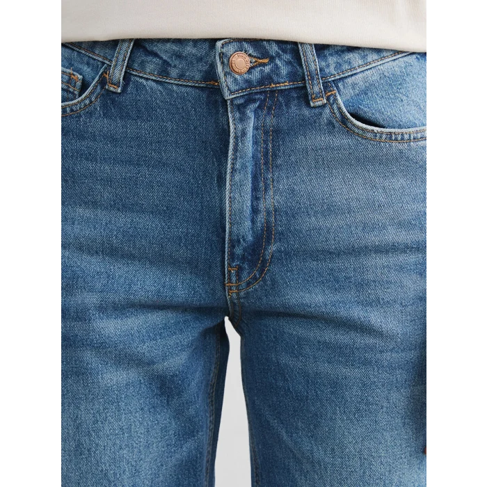 LCW Jeans İndigo Yüksek Bel Straight Fit Kadın Jean Pantolon