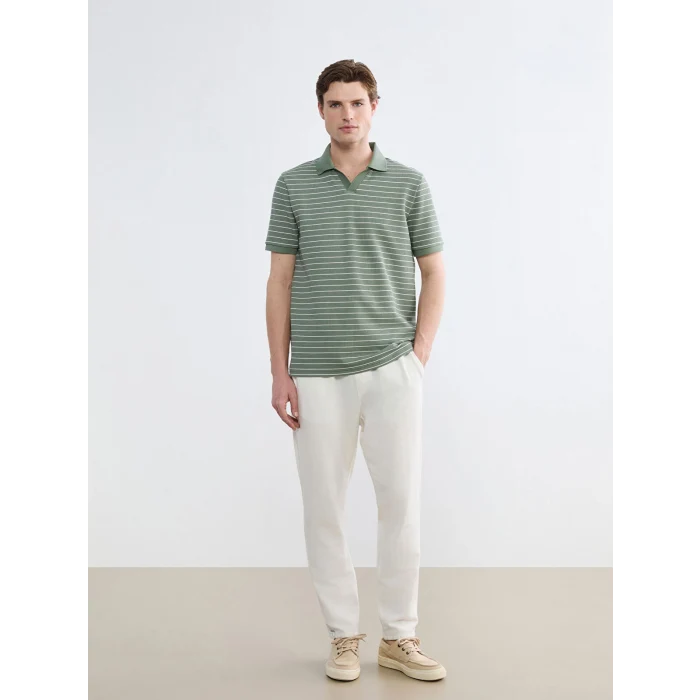 SOUTHBLUE Yeşil Polo Yaka Standart Kalıp Erkek Tişört