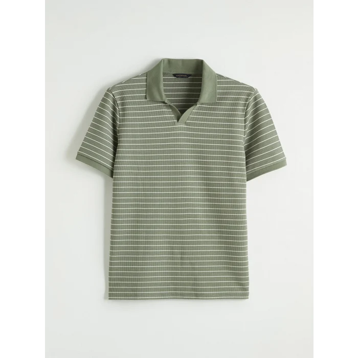 SOUTHBLUE Yeşil Polo Yaka Standart Kalıp Erkek Tişört