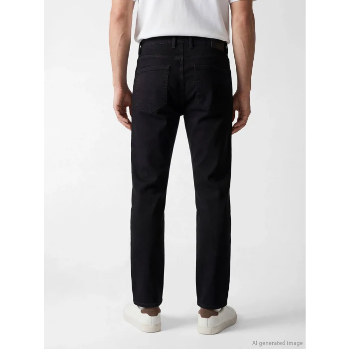 LCW Jeans Siyah 779 Regular Fit Erkek Jean Pantolon