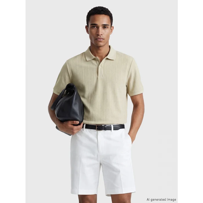 LCW Vision Gri Polo Yaka Erkek Tişört