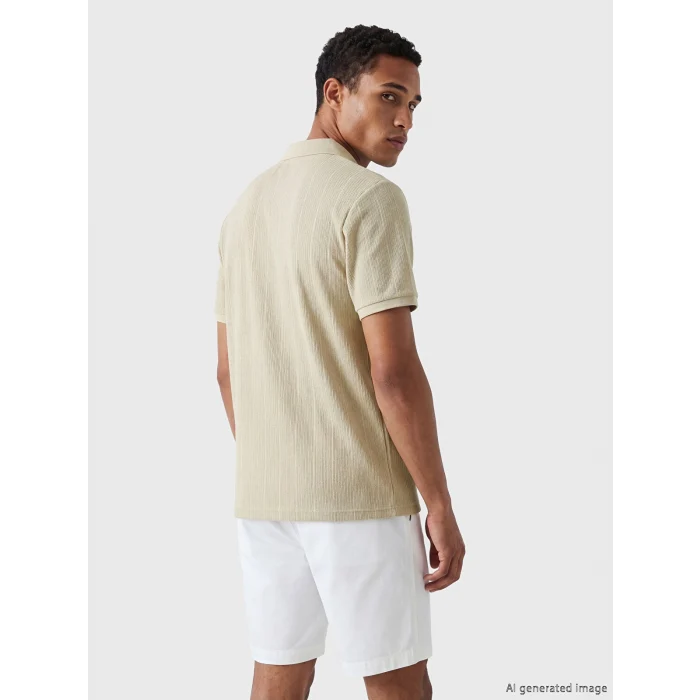 LCW Vision Gri Polo Yaka Erkek Tişört