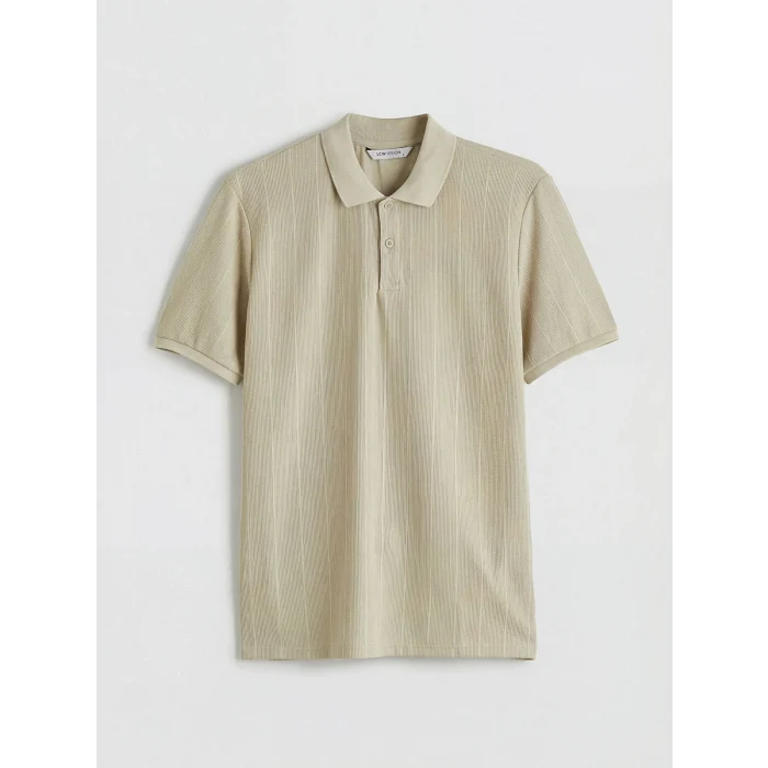 LCW Vision Gri Polo Yaka Erkek Tişört