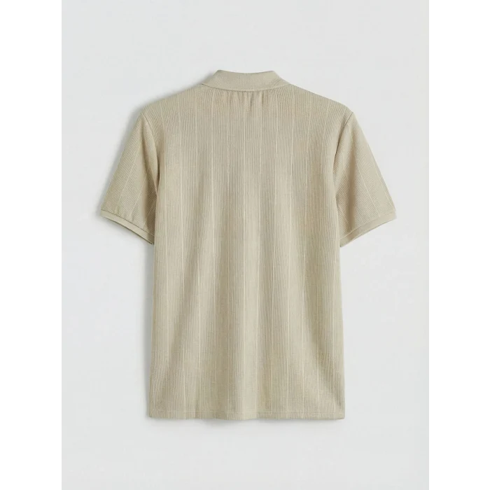 LCW Vision Gri Polo Yaka Erkek Tişört