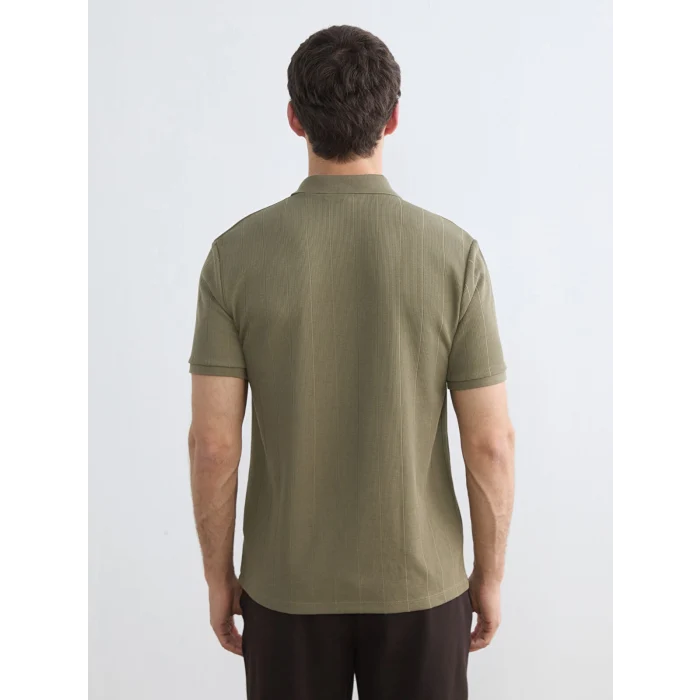 LCW Vision Haki Polo Yaka Erkek Tişört