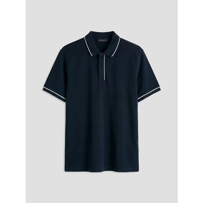 SOUTHBLUE Lacivert Polo Yaka Pike Erkek Tişört