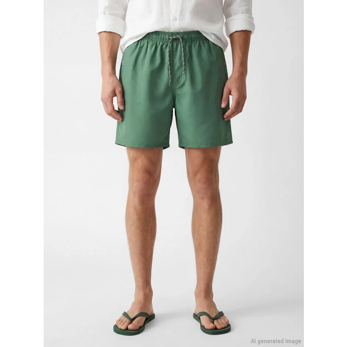 LCW SWIMWEAR Yeşil Kısa Boy Erkek Deniz Şortu