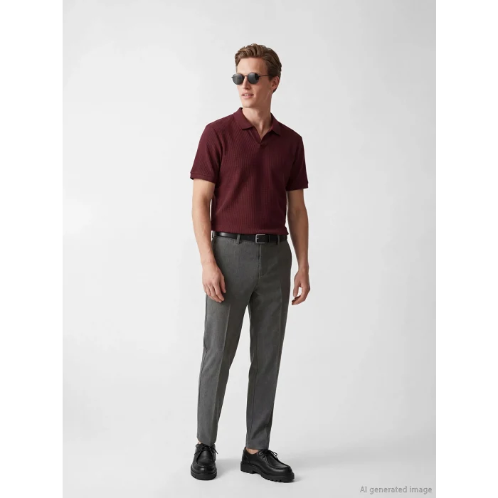 SOUTHBLUE Mürdüm Polo Yaka Erkek Tişört