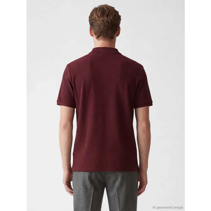 SOUTHBLUE Mürdüm Polo Yaka Erkek Tişört