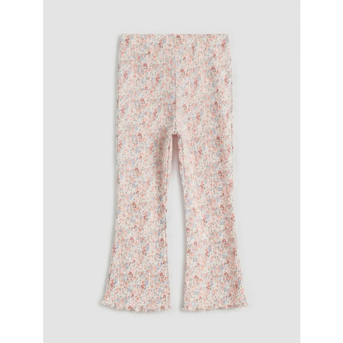 LCW Kids Ekru Kaşkorse Kız Çocuk İspanyol Paça Tayt