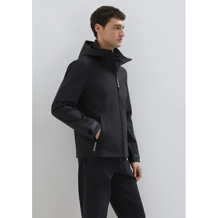 Mavi 0110763-71379 Kapüşonlu Siyah Ceket