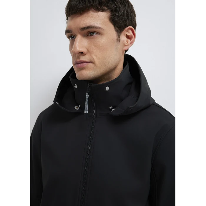 Mavi 0110763-71379 Kapüşonlu Siyah Ceket