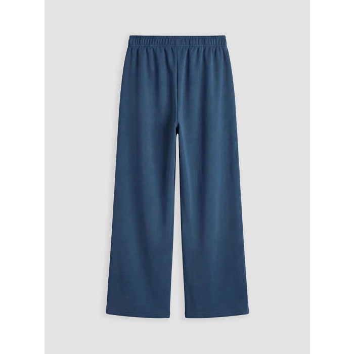 LCW Kids İndigo Bisiklet Yaka Kız Çocuk Tişört ve Eşofman Altı