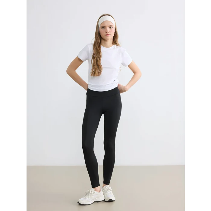 KOOR SPORT Siyah Yüksek Bel Kadın Spor Tayt