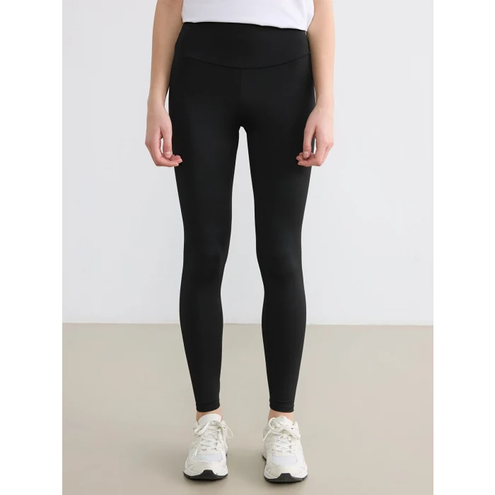 KOOR SPORT Siyah Yüksek Bel Kadın Spor Tayt
