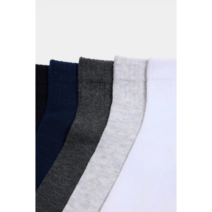 Defacto G2082AXKR1 Çok Renkli Erkek 5li Pamuklu Patik Çorap