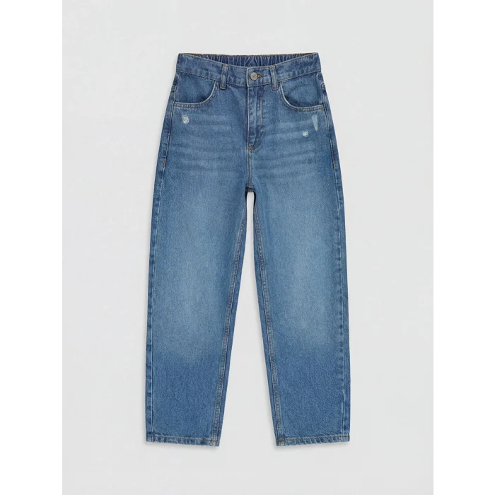 LCW Kids İndigo Baggy Fit Erkek Çocuk Jean Pantolon