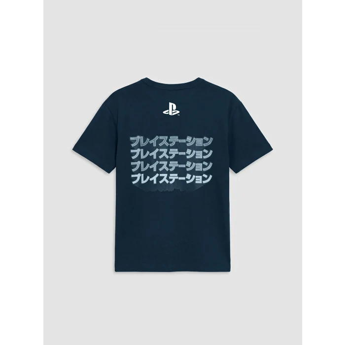 LCW Kids Lacivert PlayStation Baskılı Erkek Çocuk Tişört