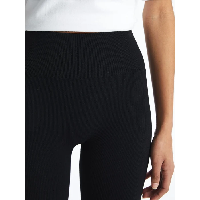 XSIDE ACTIVE Siyah Beli Lastikli Kadın Şort Tayt