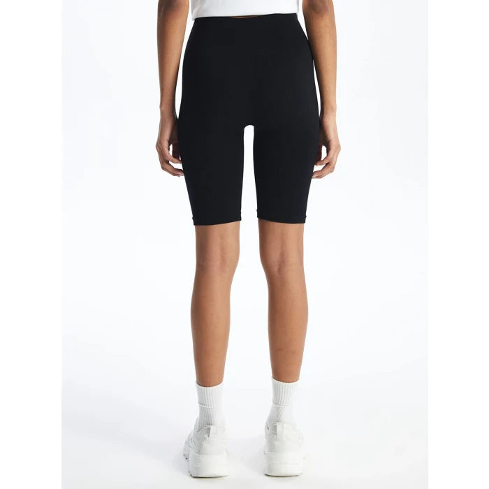 XSIDE ACTIVE Siyah Beli Lastikli Kadın Şort Tayt