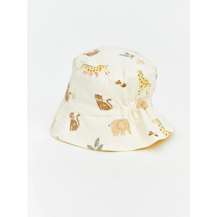 LCW baby Ekru Erkek Bebek Bucket Şapka