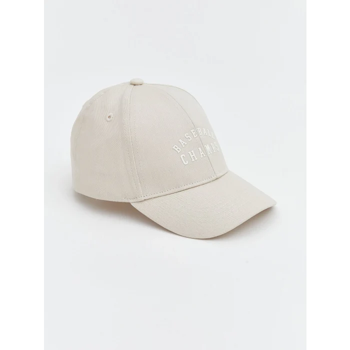 LCW ACCESSORIES Gri Yazı Nakışlı Erkek Çocuk Kep Şapka