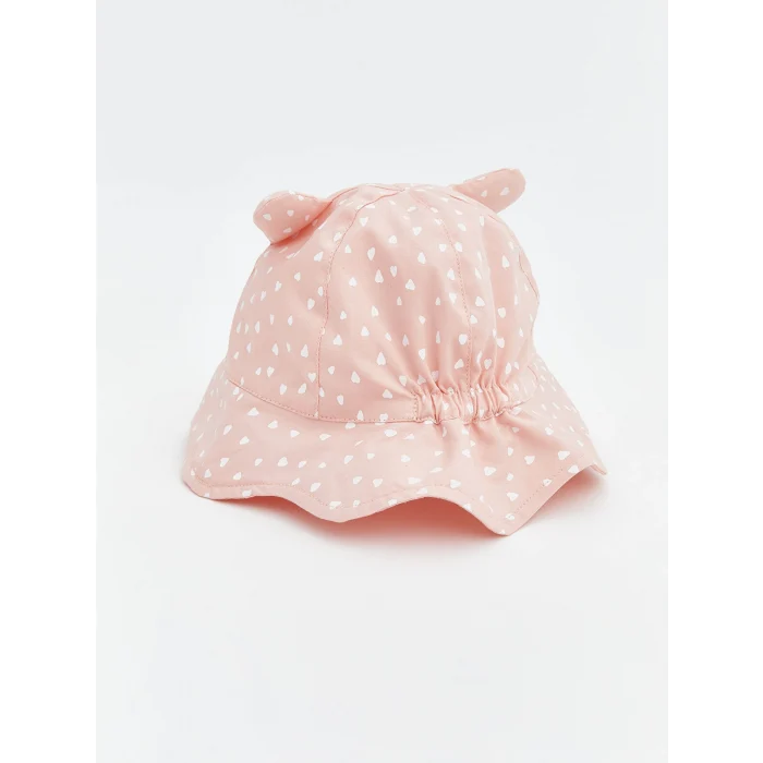 LCW baby Pembe Hayvan Figürlü Kız Bebek Bucket Şapka