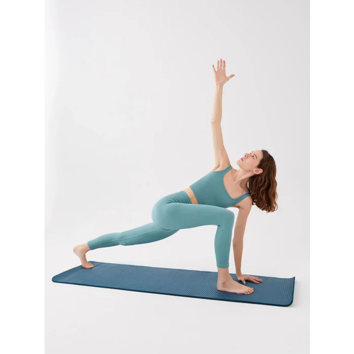 XSIDE ACTIVE Yeşil Beli Lastikli Düz Dikişsiz Kadın Tayt