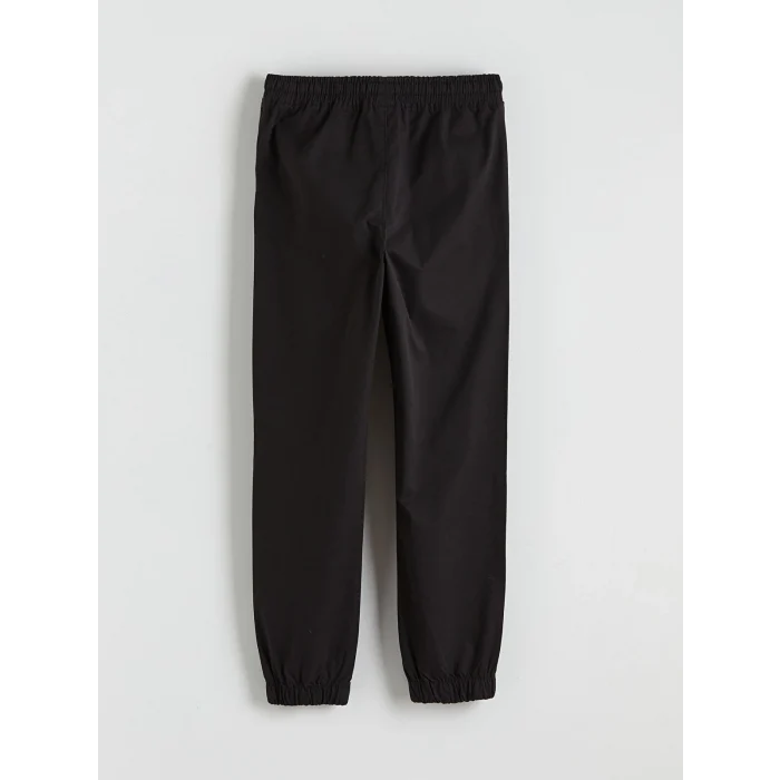 LCW Kids Siyah Beli Lastikli Erkek Çocuk Jogger Pantolon