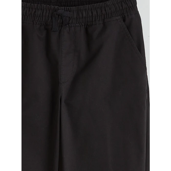 LCW Kids Siyah Beli Lastikli Erkek Çocuk Jogger Pantolon