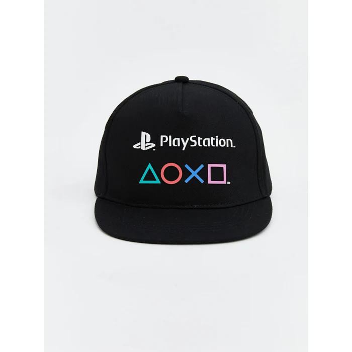 LCW ACCESSORIES Siyah Playstation Baskılı Erkek Çocuk Kep Şapka