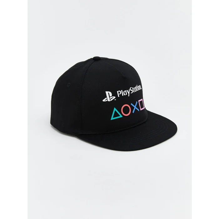 LCW ACCESSORIES Siyah Playstation Baskılı Erkek Çocuk Kep Şapka