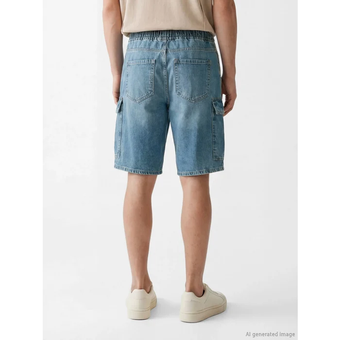 LCW Jeans İndigo Regular Fit Erkek Jean Şort