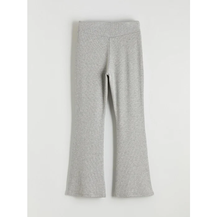 LCW Kids Gri Kısa Kollu Kız Çocuk Tişört ve Tayt