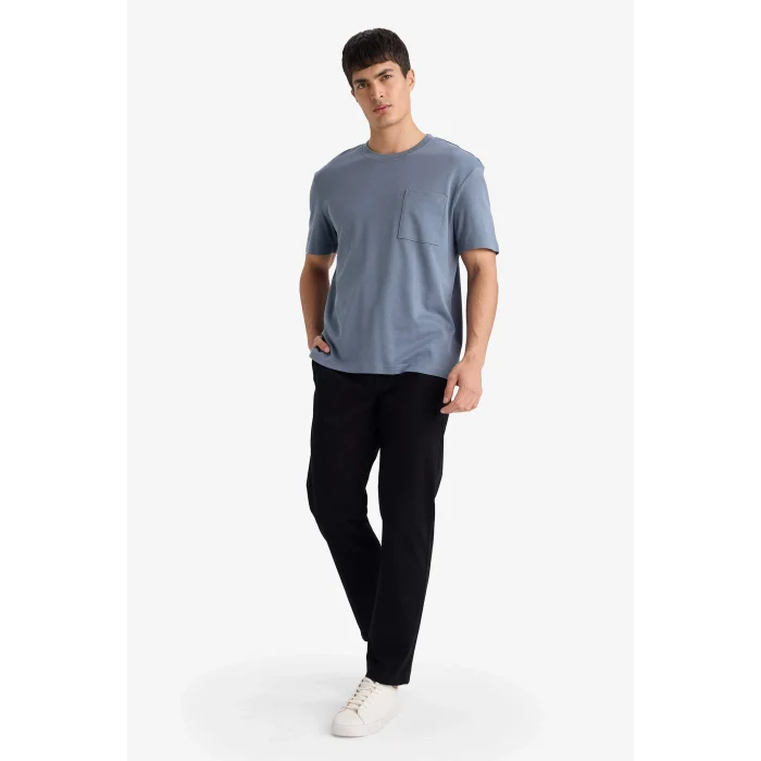 Defacto G1286AXGR504 Gri REGULAR FIT %100 Pamuk Tişört