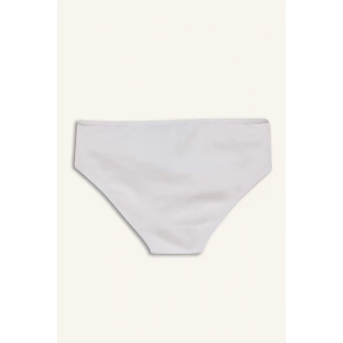 Defacto H0183A8WT34 Beyaz Snoopy Baskılı Penye 3lü Slip Külot Kız Çocuk