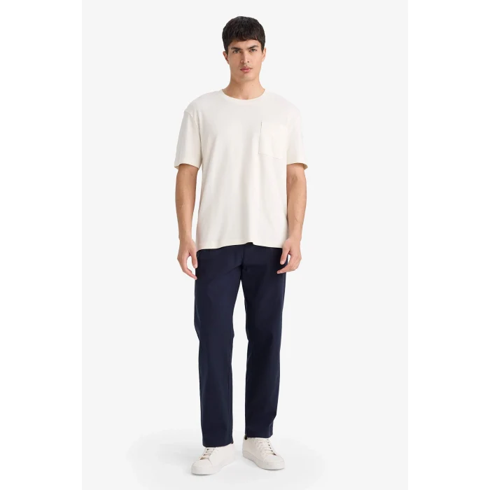 Defacto G1286AXER100 Ekru REGULAR FIT %100 Pamuk Tişört
