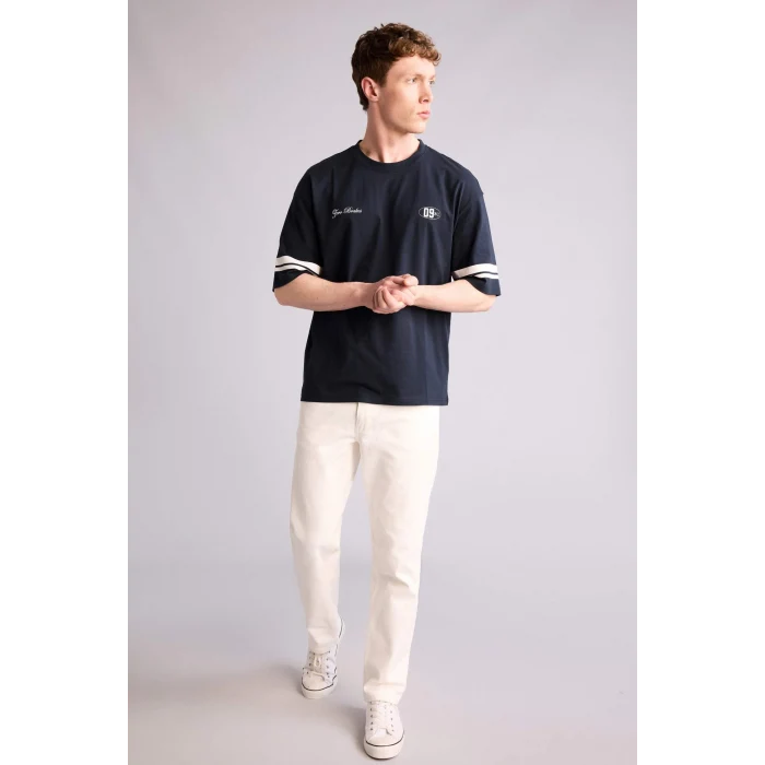 Defacto F9005AXWT34 Beyaz Esnek Belli Carrot Fit Jean Pantolon