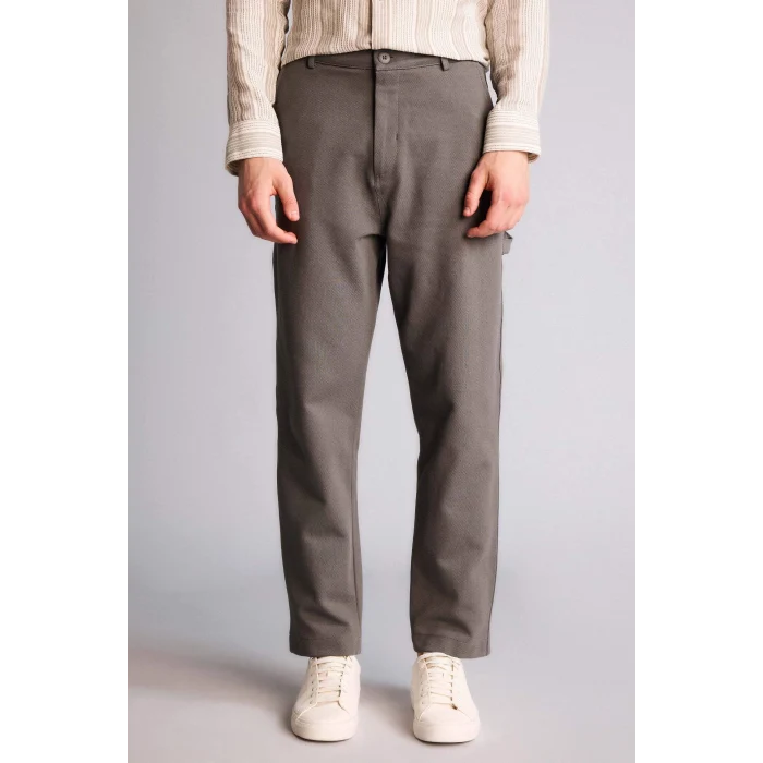 Defacto H1417AXGR206 Gri Modern Fit Pantolon