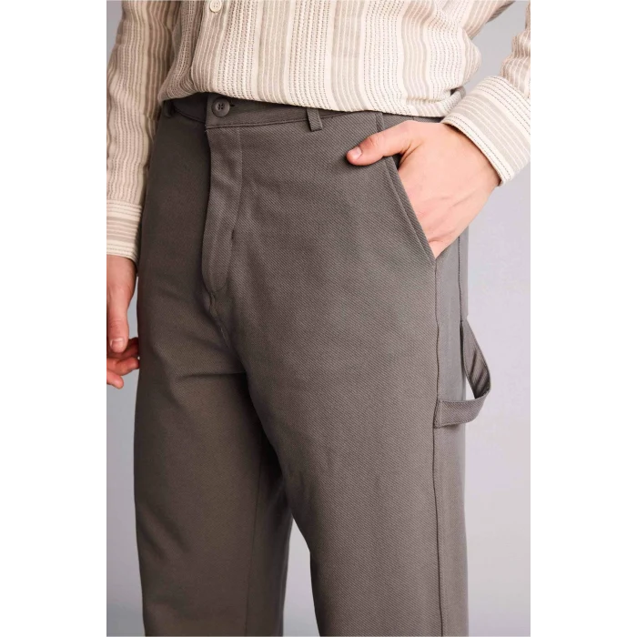 Defacto H1417AXGR206 Gri Modern Fit Pantolon